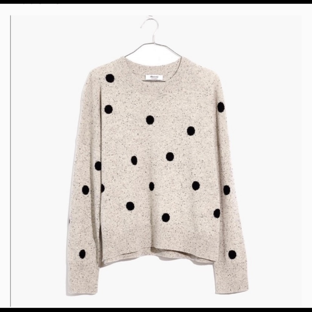 Madewell Polka Dot Sweater